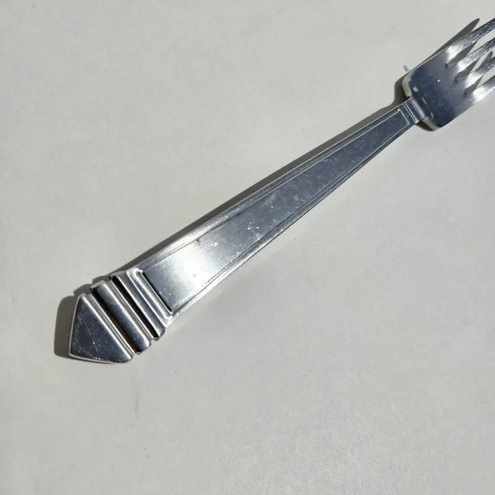 PYRAMID by Dansk Serving Fork Solid Stainless Steel 9.5
